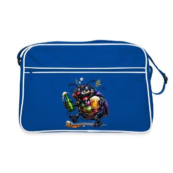 Tor ivre - Sac Retro - bleu/blanc - Devant