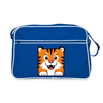 Tigre - Sac Retro - bleu/blanc - Devant