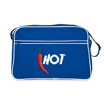 Hot Chili - Retro Bag - blue/white - Front
