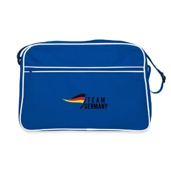 Équipe Allemagne - Sac Retro - bleu/blanc - Devant