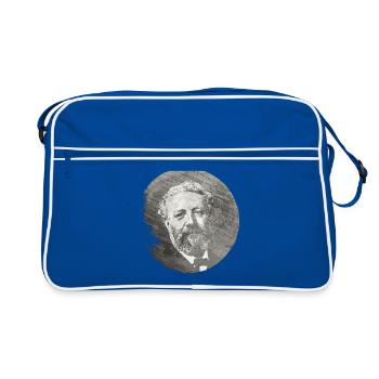 SF Visionnaire Jules Verne - L’Homme dans la Lune 1 - Sac Retro - bleu/blanc - Devant