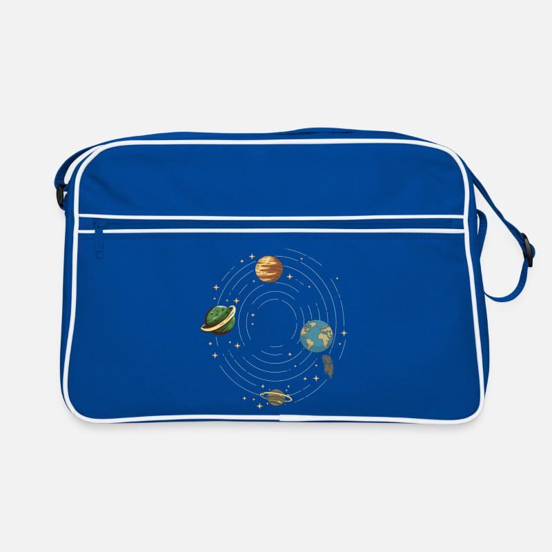 Planeten Retro Tasche