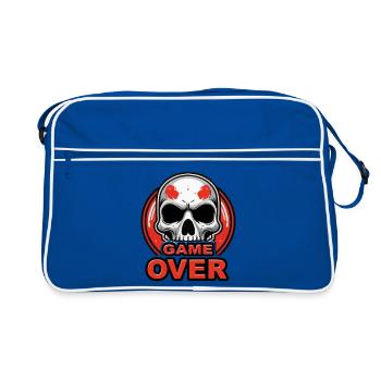 Jeu du Crâne : Terminé par Red Crest - Sac Retro - bleu/blanc - Devant
