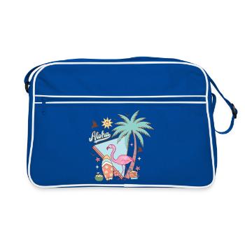 Aloha Summer - Retro Bag - blue/white - Front