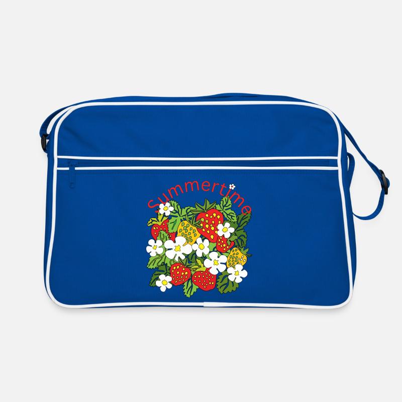 Summer Fruit Pattern Trio Retro Bag