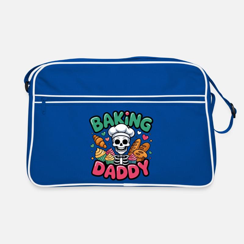 Baking Daddy Skull Cook Retro Bag