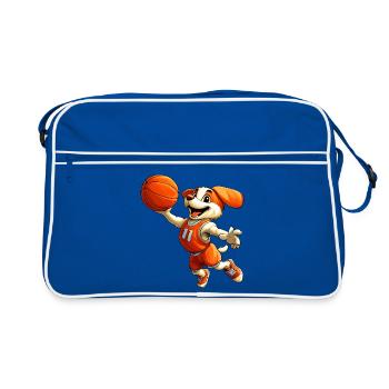 Basket-ball canin - Sac Retro - bleu/blanc - Devant