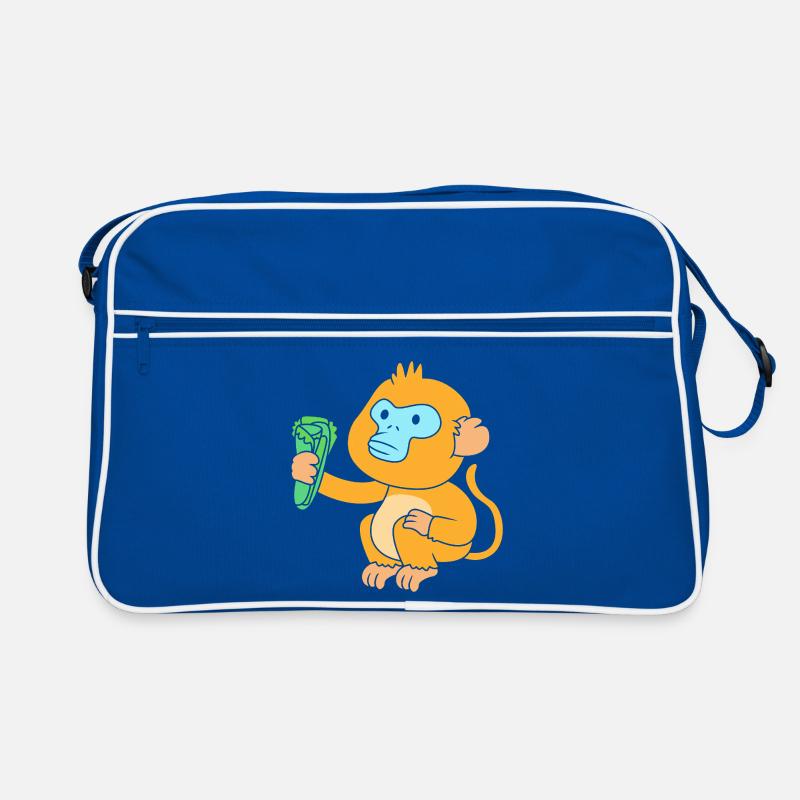 Snub-nosed monkey Monkey Chimpanzee Retro Bag