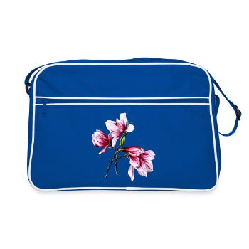 still growing - Retro Bag - blue/white - Front