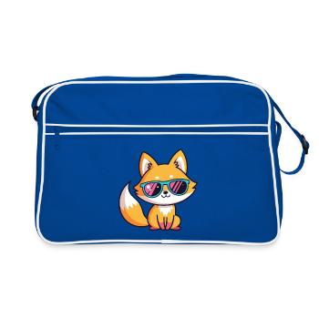 Renard Lunettes Fluo Retro - Sac Retro - bleu/blanc - Devant