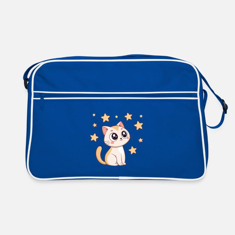 Kawaii Star Cat Retro Bag