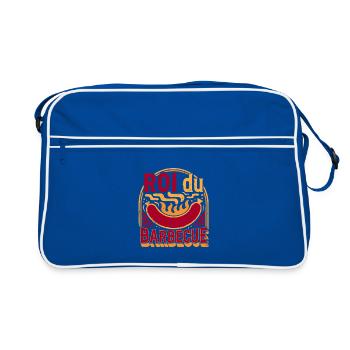 King of the barbecue - Retro Bag - blue/white - Front