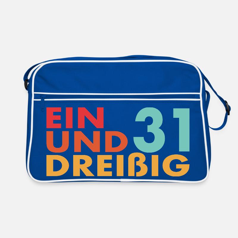 31. Geburtstag Geschenk Retro Retro Tasche