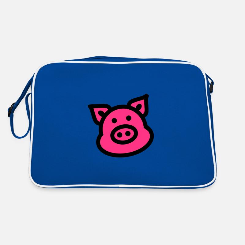 Cochon Animal Rose Sac Retro