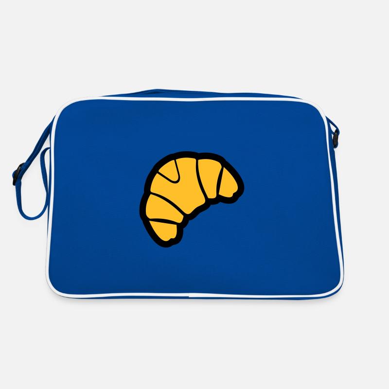 Croissant Bäcker Retro Tasche
