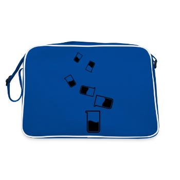 Test tube chemistry - Retro Bag - blue/white - Back