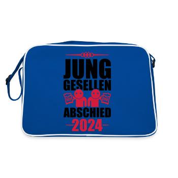 Bachelor Party 2024 Bachelor Party - Retro Bag - blue/white - Back