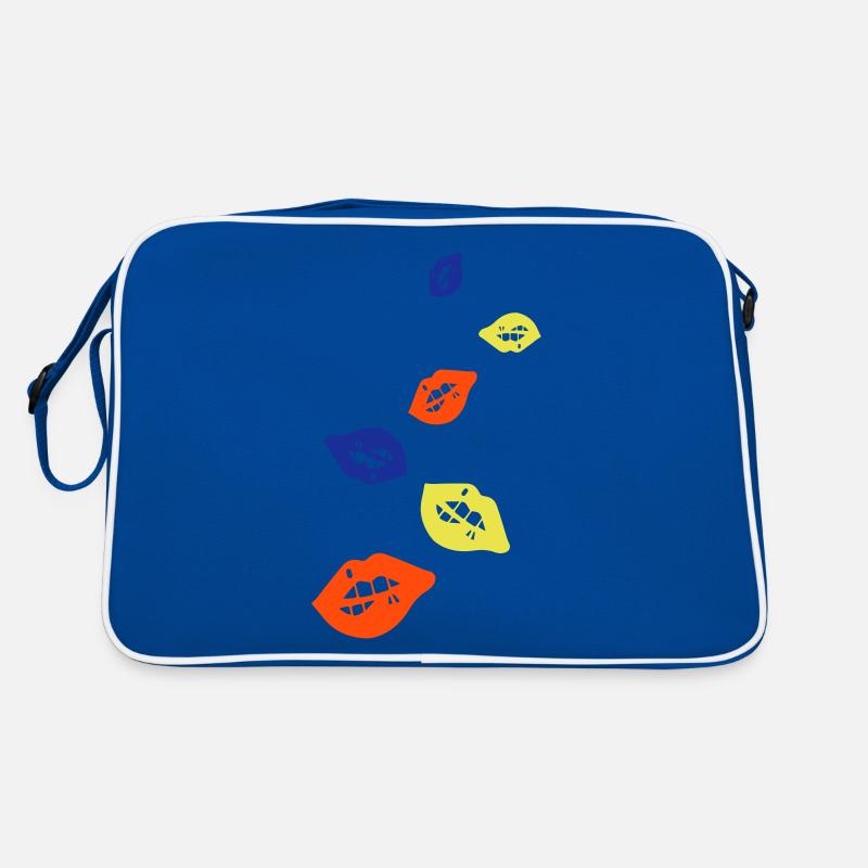 Lippen symbol Retro Tasche