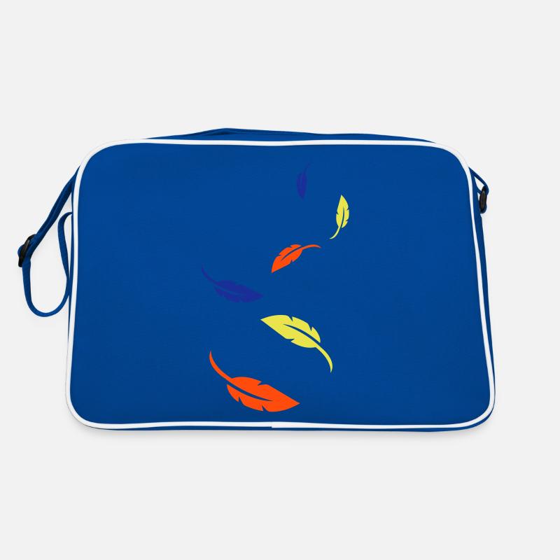 Feder Bunt Retro Tasche