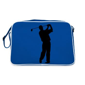 golf - Sac Retro - bleu/blanc - Dos