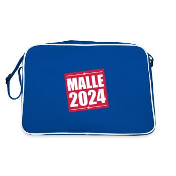 Malle 2024 - Sac Retro - bleu/blanc - Dos