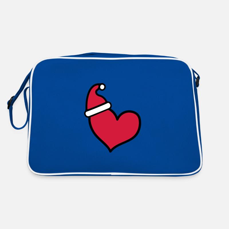Heart Christmas Retro Bag