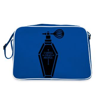 Sarg Parfum - Retro Tasche - Blau/Weiß - Hinten