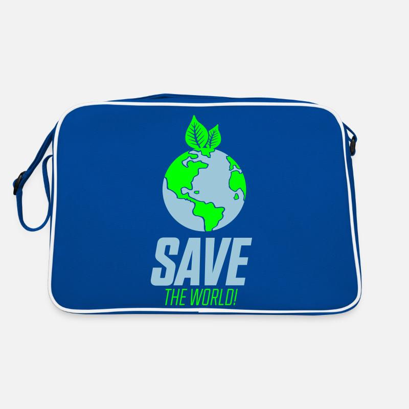 save the world Retro Bag