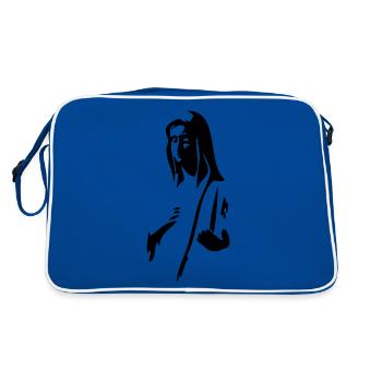 Virgin Mary - Retro Bag - blue/white - Back