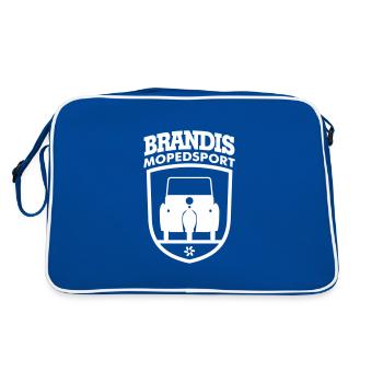 Krause Duo Mopedsport Brandis Emblem - Retro Bag - blue/white - Back