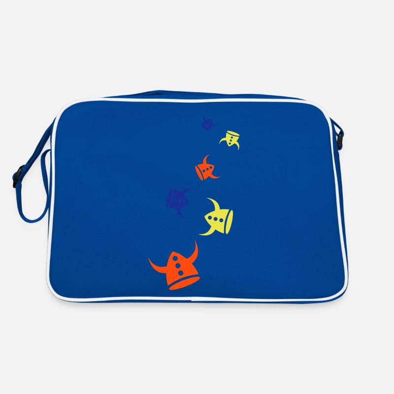 Wikinger Helm Retro Tasche