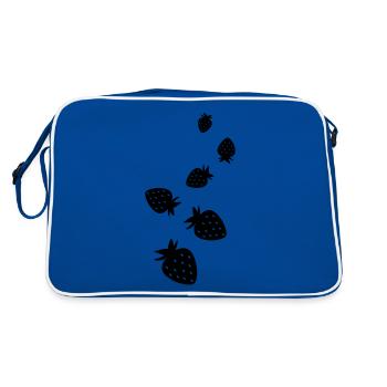 Fraise aux fruits - Sac Retro - bleu/blanc - Dos