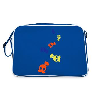 Chef Skeleton Chef - Sac Retro - bleu/blanc - Dos