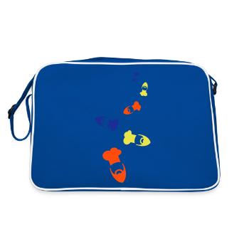 Kochmütze Chef - Retro Bag - blue/white - Back