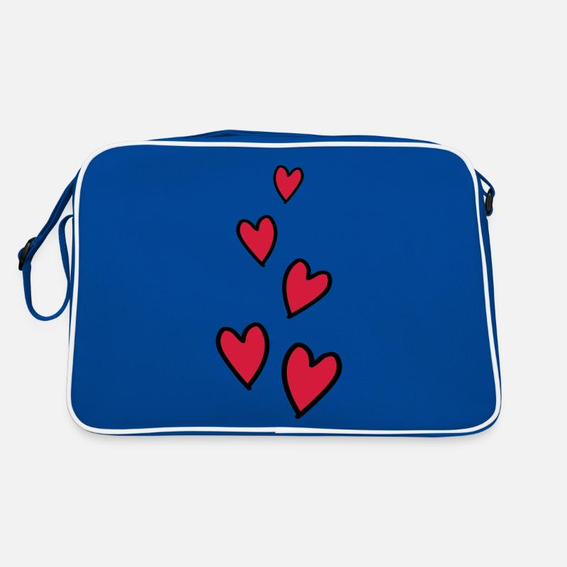 Symbole de l’amour des cœurs Sac Retro