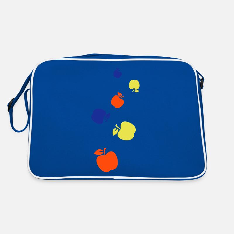 Apfel Symbol Retro Tasche