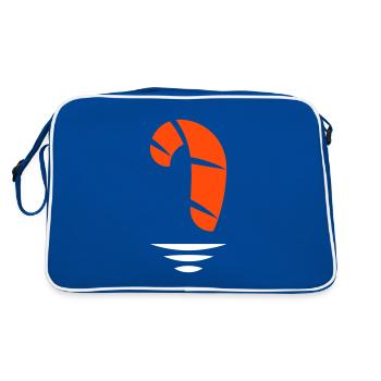 Kitesurfer Logo - Retro Bag - blue/white - Back