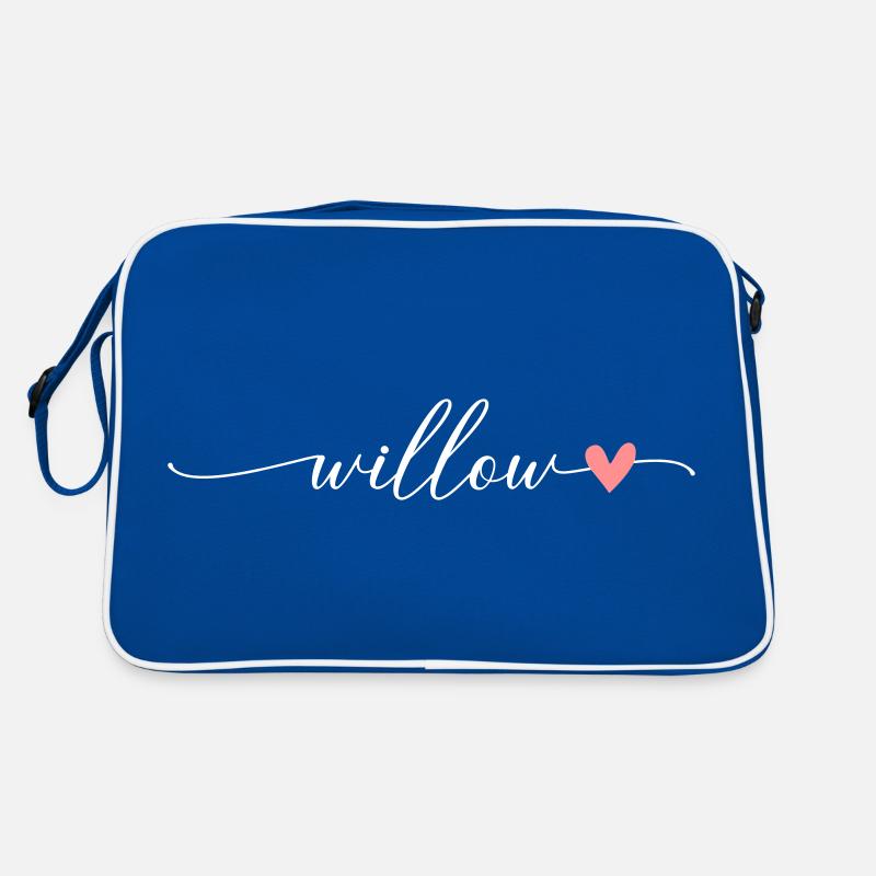 Willow Surname First name Calligraphy Script Retro Bag