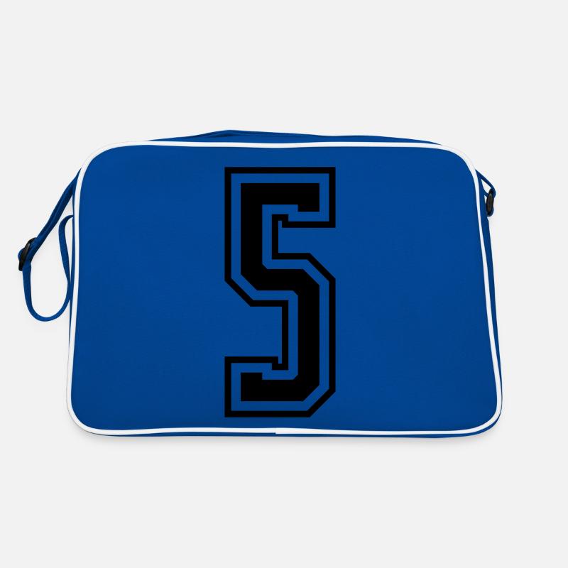 5 Numéro de numéro Sac Retro