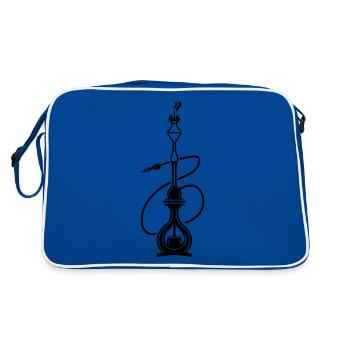 Symbole de la chicha - Sac Retro - bleu/blanc - Dos