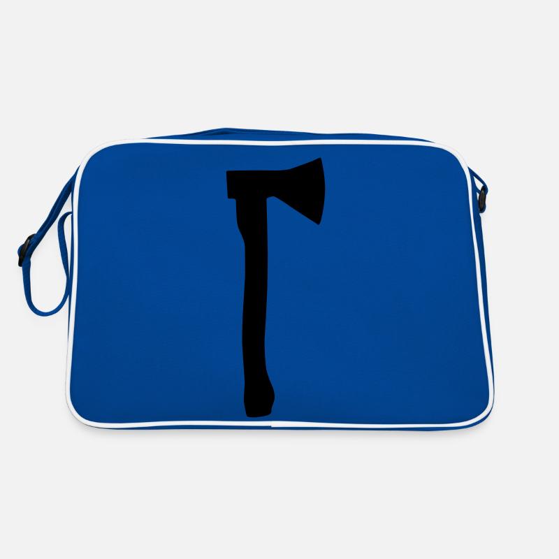 Silhouette de hache Sac Retro