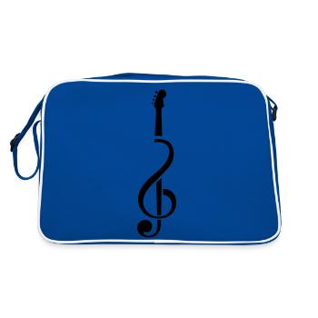 note - Sac Retro - bleu/blanc - Dos