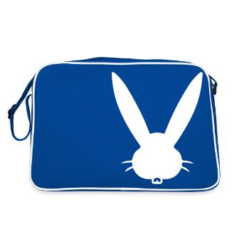 Lapin Lapin Tête de Lapin - Sac Retro - bleu/blanc - Dos