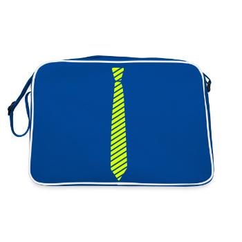 attacher - Sac Retro - bleu/blanc - Dos