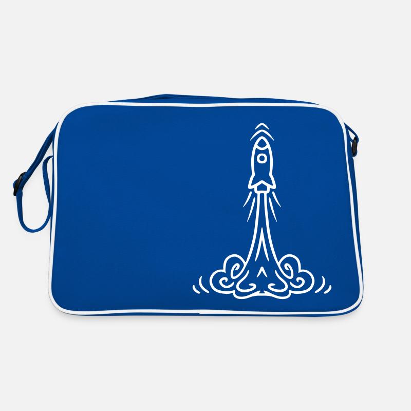 Rocket launch lancement de fusée - Idée de cadeau de fusée Sac Retro