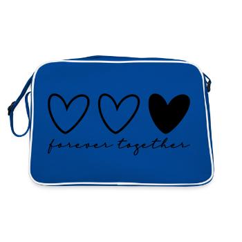 3 Hearts Partners Part 1 of 3 - Retro Bag - blue/white - Back