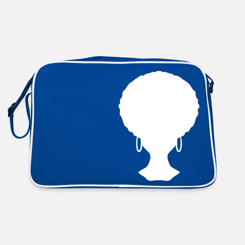 Coiffure Afro Look Sac Retro