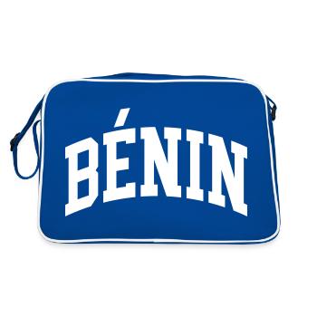 Bénin - Sac Retro - bleu/blanc - Dos