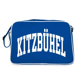 Kitzbühel - Sac Retro - bleu/blanc - Dos