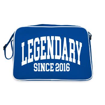 Legendary since 2016 - Retro Bag - blue/white - Back